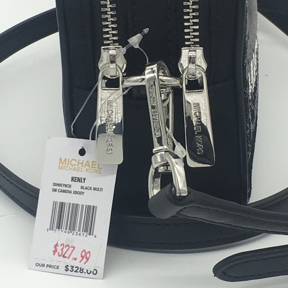 MICHAEL KORS KENLY SM CAMERA XBODY BLACK MULTI - Picture 3 of 8
